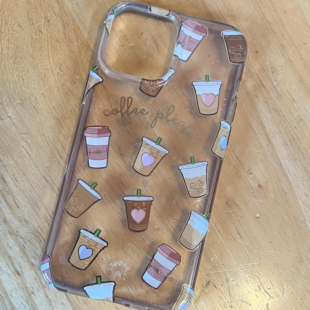 Coffee-Themed Phone Case